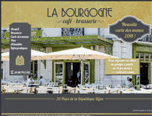 Tablet Screenshot of brasserielabourgogne.com